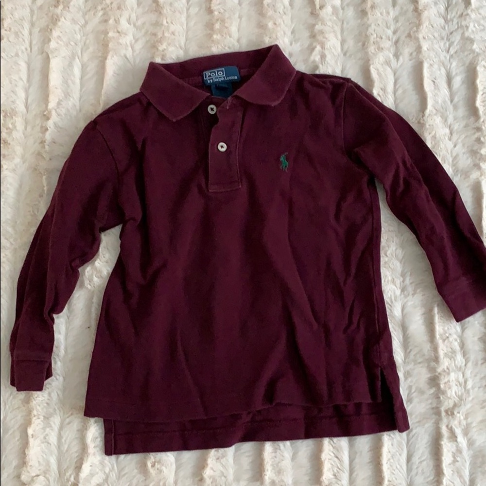 Long sleeve polo shirt by Ralph Lauren 3T
